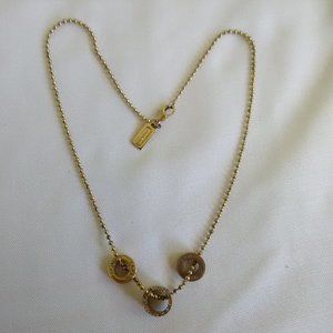 Coach Necklace EUC